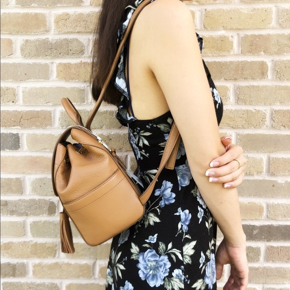 Tory Burch Whipstitch Logo Mini Backpack - Picture 3 of 8